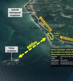 For SELL | Seafront Beach Land | Menumbok – Kuala Penyu | Amazing Seaview