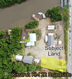 For RENT | Roadside Flat Land | Kinarut – Lok Kawi | Road Frontage