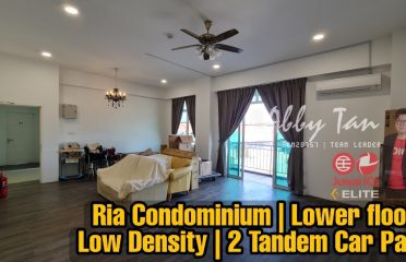 For SELL | Ria Condo | Low floor | 2 Car Parks | Kolombong