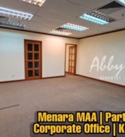 For RENT | Menara MAA | Partition Office | Centralised Air-Cond