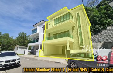 For RENT | Taman Manikar Phase 2 | Gated | Brand NEW | Likas