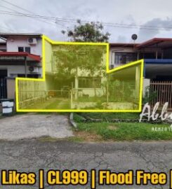 For SELL | Taman Likas | Terrace | Old House | Flood Free