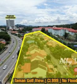 For SELL | Taman Golf View | Semi-D | Flood FREE | Big LAND | Bundusan